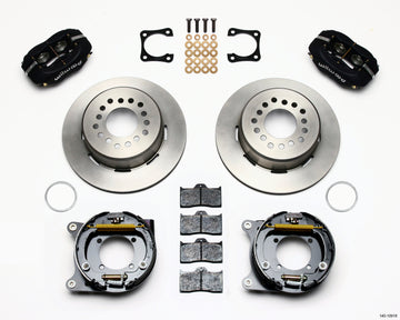 Wilwood Forged Dynalite P/S Park Brake Kit Chevy 12 Bolt-Spec 3.15in Bearing Staggered mt
