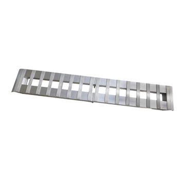 Gen-Y Heavy-Duty 8ft Aluminum Foldable Loading Ramps 15in x 96in 3K Capacity - Single