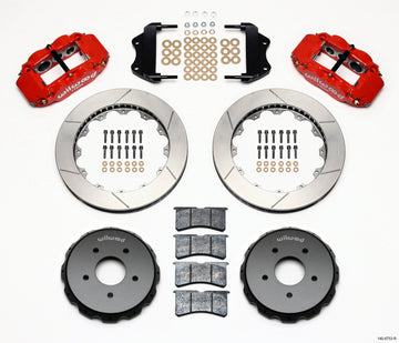 Wilwood Narrow Superlite 6R Front Hat Kit 13.06in Red 2004-2006 Pontiac GTO