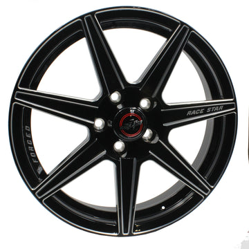 Race Star 72 ValStar 15x3.75 / 5x4.75BC / 1.75BS / 3.072in CB / Black w/Machined Accents Wheel