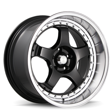 Konig SSM 18x8 5x100 ET42 Gloss Black w/ Machined Lip