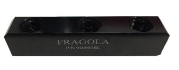Fragola -10AN Female Three Port Fuel Pressure Log