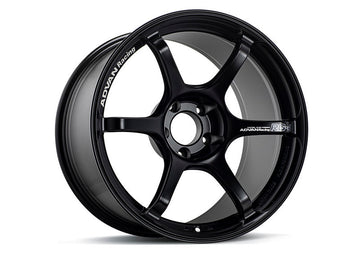 Advan RG-4 18x9.5 +25 5x112 Semi Gloss Black Wheel