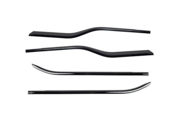 Putco 15-20 Ford F-150 - Super Cab (ABS Window Trim) Tinted Window Trim Accents
