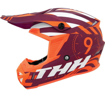 THH Helmets T730X Twister Purple/Orange - Small