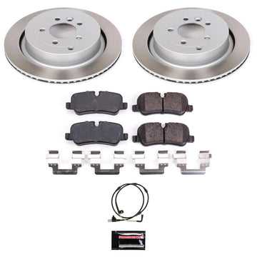 Power Stop 06-13 Land Rover Range Rover Sport Rear Semi-Coated Rotor Kit