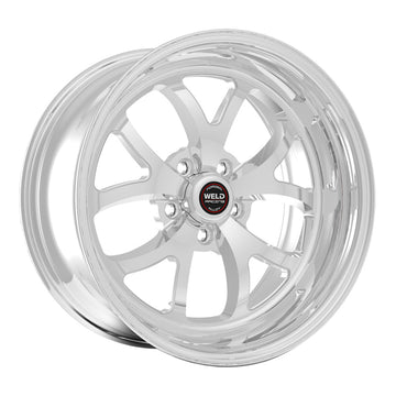 Weld S76 18x5 / 5x115 BP / 1.6in. BS Polished Wheel - Non-Beadlock