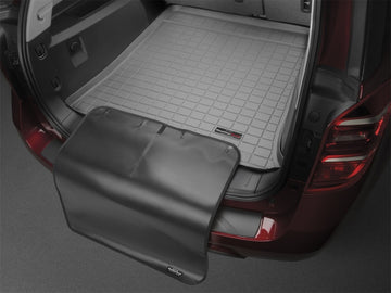WeatherTech 2023 Honda Pilot w/o Cargo Side Panel Protector Cargo Liner w/Bumper Protector - Grey