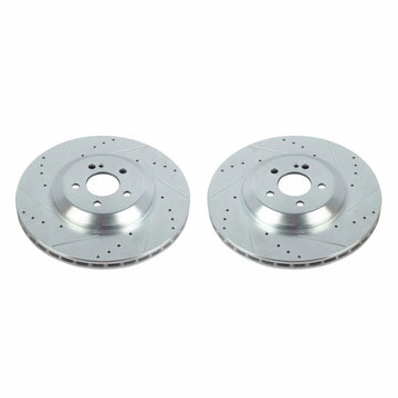Power Stop 19-20 Mercedes-Benz CLS450 Rear Evolution Drilled & Slotted Rotors - Pair