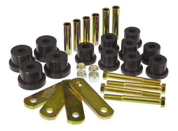 Prothane 67-81 Chevy Camaro HD Spring & Shackles Bushings - Black