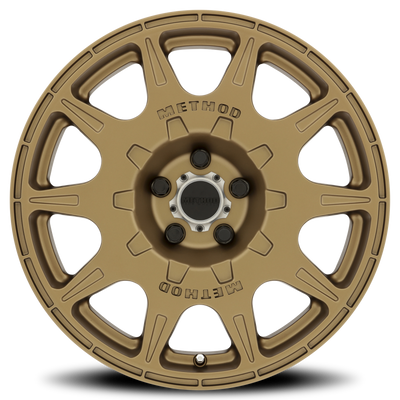 Method MR502 RALLY 17x8 +38mm Offset 5x4.5 67.1mm CB Method Bronze Wheel