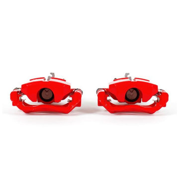 Power Stop 13-16 Dodge Dart Rear Red Calipers w/Brackets - Pair