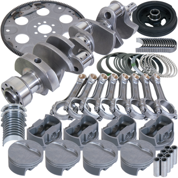 Eagle Chevrolet 350 Balanced Rotating Assembly Kit -5cc Flat Top 3.750 Stroke 5.700 Rod Length