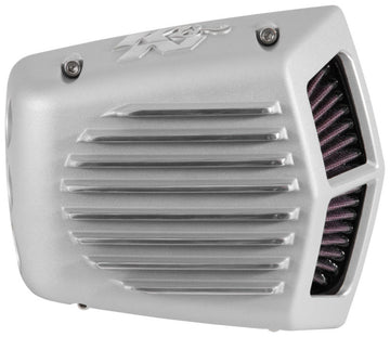 K&N Street Metal Intake System - Shaker Touring 2017 Silver Intake System-Harley-Davidson