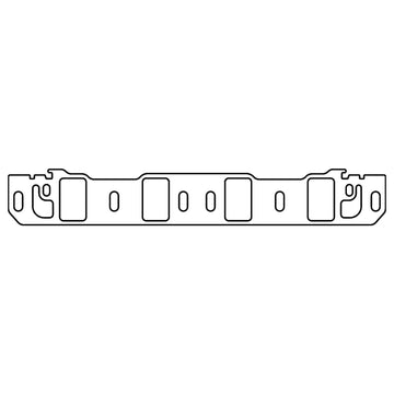 Cometic Ford Windsor .060in Fiber Intake Mani Gasket Set-1.400in x 2.250in Rectangle Port