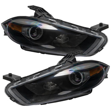 Oracle 13-14 Dodge Dart (HID Style) SMD HL - Black - ColorSHIFT w/ BC1 Controller