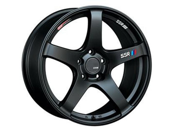 SSR GTV01 Rueda negra plana desplazada de 18x8,5 5x114,3 40 mm 05-07 STI / 11+ tC