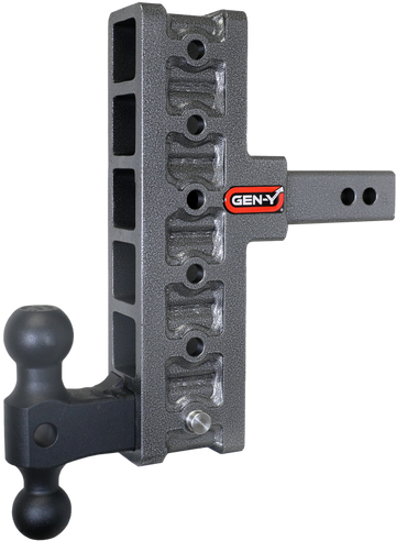 Gen-Y Mega Duty 2in Shank 7.5in Offset Drop 2K TW 16K Hitch w/GH-051 Dual-Ball