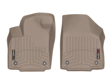 WeatherTech 2023 Ford SuperDuty SuperCab (1st Row Console/Bench Carpeted) 1st Row FloorLiner - Tan
