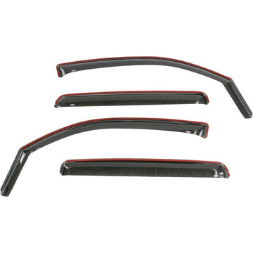 Westin 2016-2018 Toyota Tacoma Double Cab 4dr In-Channel Wind Deflector 4pc - Smoke