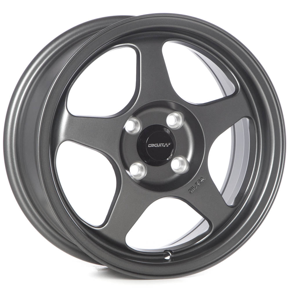 Circuit Performance CP22 - Matte Gunmetal | 15x6.5 | 4x100 | +35