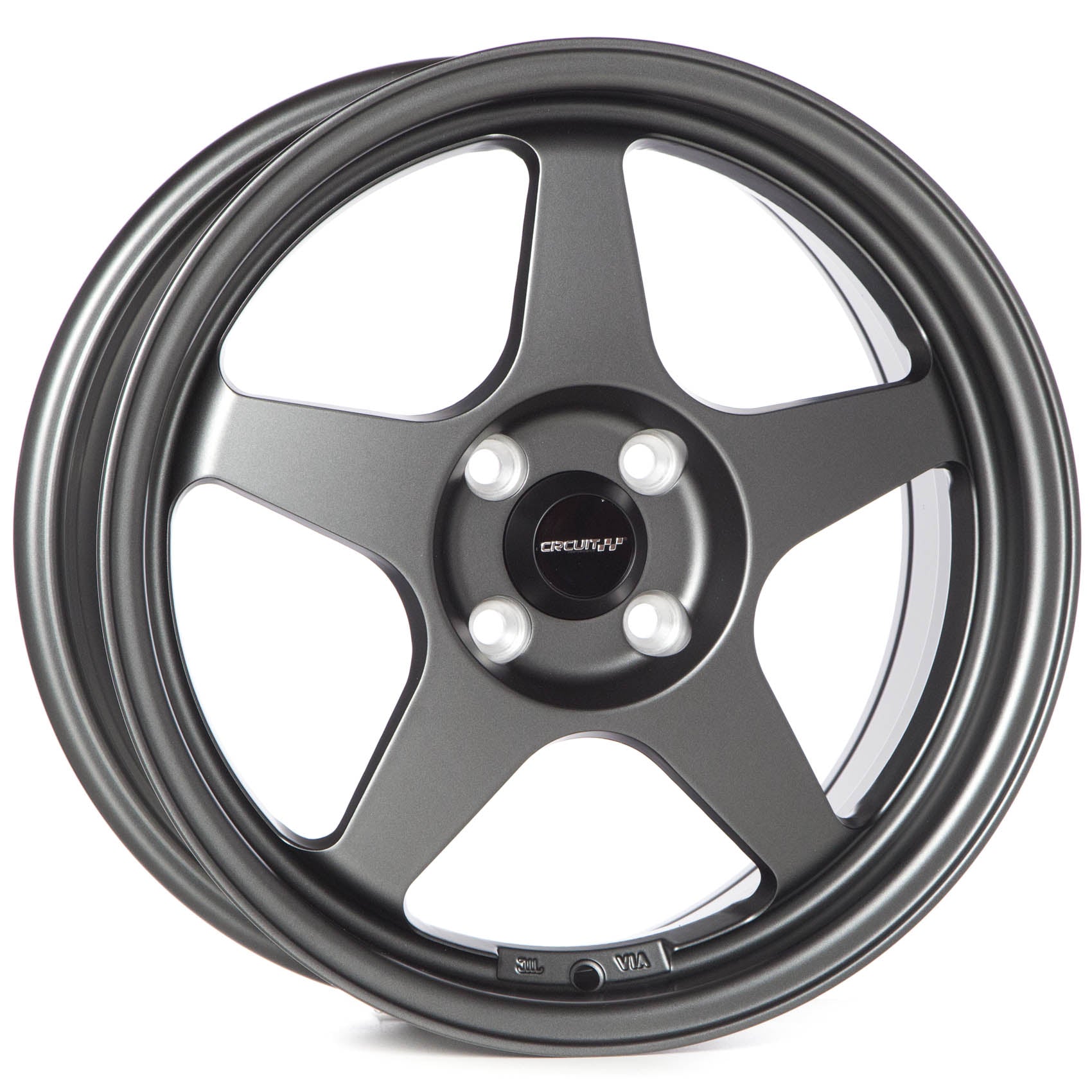 Circuit Performance CP22 - Matte Gunmetal | 16x7 | 4x100 | +35
