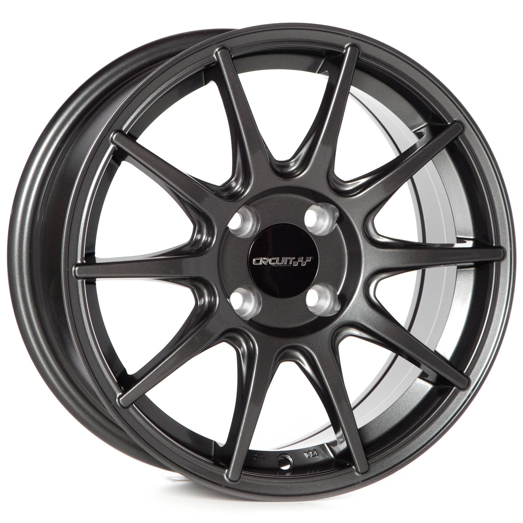 Circuit Performance CP41 - Gloss Gunmetal | 15x7 | 4x100 | +35