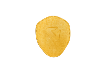 Akrapovic Leather Headphones Case - Yellow