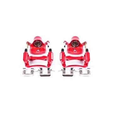 Power Stop 00-01 Infiniti I30 Front Red Calipers w/Brackets - Pair
