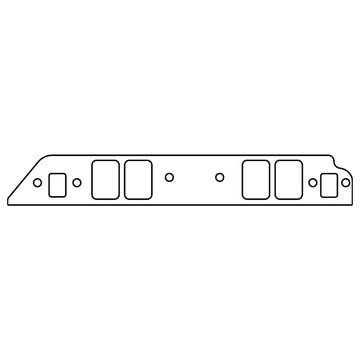 Cometic Chevy Gen-4 BB V8 Intake Mani Gasket .060in Fiber-1.750in X 2.500in Rectangular Port-20 Pack