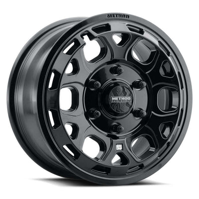 Method MR416 Bead Grip 15x7 / 6x5.5 / 74mm Offset / 78.30mm CB - Gloss Black Wheel