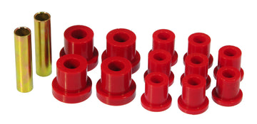 Prothane 54-62 Chevy Corvette Rear Leaf Spring Bushings - Red