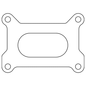 Cometic Holley 2 Barrel 500 CFM .039in Fiber Carburetor Gasket - 3.640in x 1.750in - Open Plenum