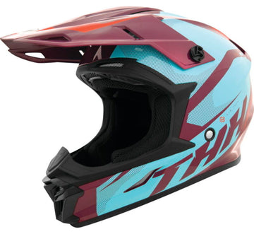 THH Helmets T710XR Airtech Burgundy/Blue - Large