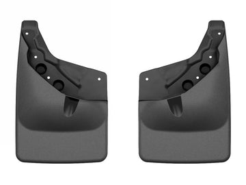 WeatherTech 24-25 Toyota Tacoma w/o Fender Flares Rear No Drill MudFlaps - Black