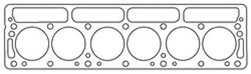 Cometic Triumph 1968-1971 TR6 I6 .063in Copper Cylinder Head Gasket-76mm Bore-Without Recessed Block