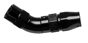 Vibrant -3AN 60 Degree High Flow Hose End Fitting for PTFE Lined Hose - Aluminum