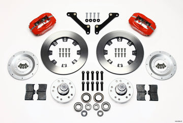 Wilwood Forged Dynalite Front Kit 12.19in Drilled Red 70-78 Camaro