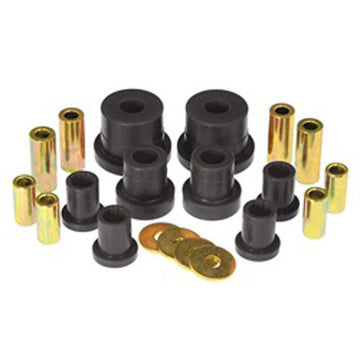Prothane 06-09 Chevy Trailblazer Bujes de brazo de control delantero - Negro