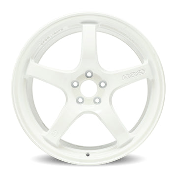Gram Lights 57CR 19x9.5 +25 5x114.3 Ceramic White Wheel