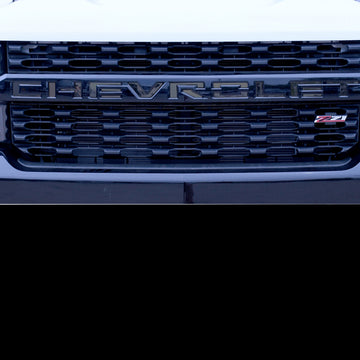 Putco 23-24 Chevrolet Colorado - Grille Letters - Black Platinum Chevrolet Letters