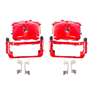 Power Stop 03-06 Cadillac Escalade Rear Red Calipers w/Brackets - Pair