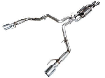 AWE Tuning Gen 3 Raptor SwitchPath Exhaust - Chrome Silver Tips