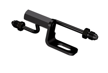 Goodridge 07-11 Harley-Davidson Softail Models Rear Brake Switch Holder - Black