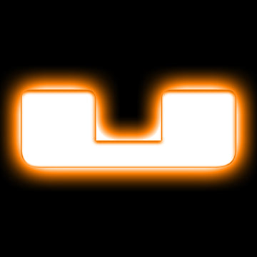 ORACLE Lighting Universal Illuminated LED Letter Badges - Matte Wht Surface Finish - U