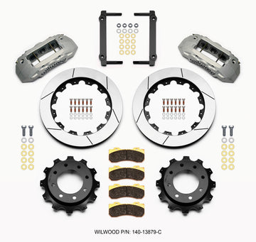 Wilwood TX6R Rear Kit 16.00in Clear Ano 1999-2010 GM Trk 2500 HD 4.84 Cntr