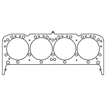 Cometic Chevy Gen-I Small Block V8 .040in MLS Cylinder Head Gasket - 4.185in Bores
