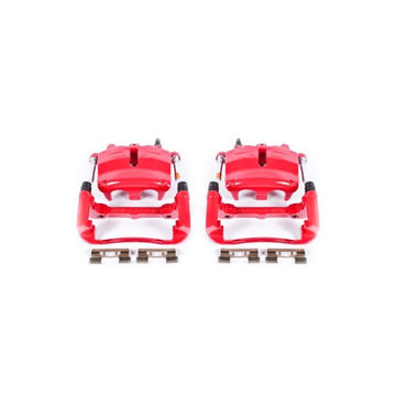 Power Stop 04-05 Ford F-150 Front Red Calipers w/Brackets - Pair