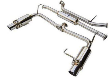 Invidia 98-01 Honda Accord 6 CYL 2DR 60 mm (punta de 101 mm) Escape con respaldo de gato