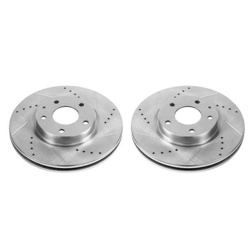 Power Stop 14-18 Mazda 6 Front Evolution Drilled & Slotted Rotors - Pair